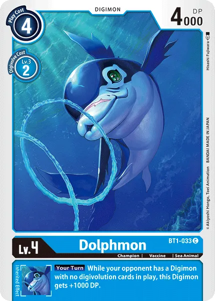 Dolphmon &mdash; Digimon Card Game card