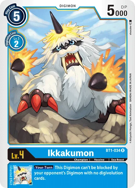 Ikkakumon &mdash; Digimon Card Game card