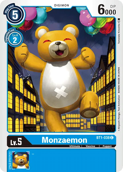 Monzaemon &mdash; Digimon Card Game card