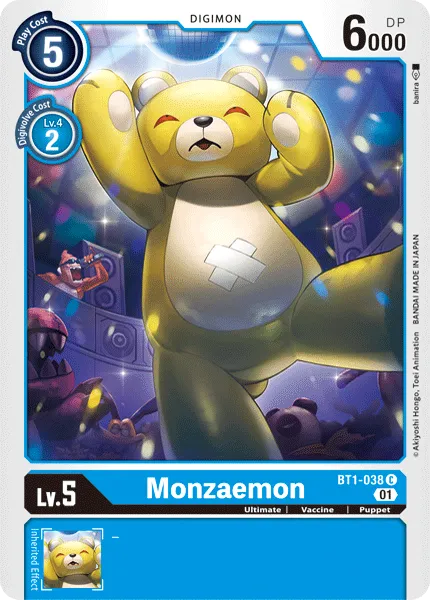 Monzaemon &mdash; Digimon Card Game card