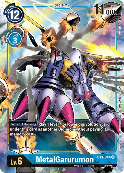 MetalGarurumon &mdash; Digimon Card Game card