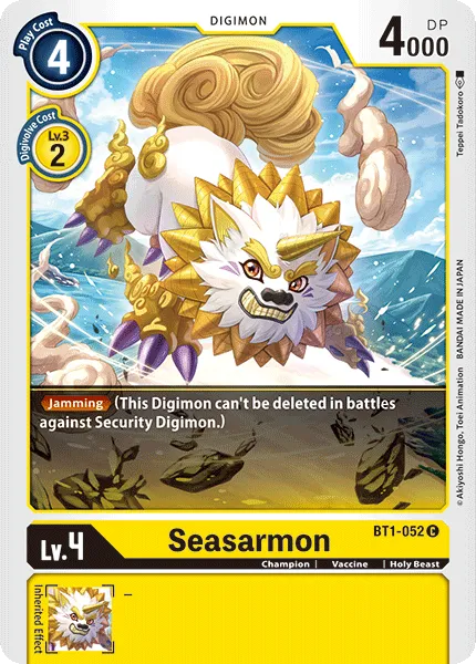 Seasarmon &mdash; Digimon Card Game card