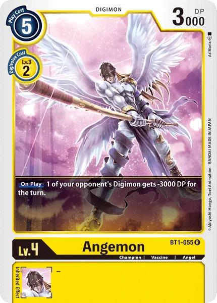 Angemon &mdash; Digimon Card Game card