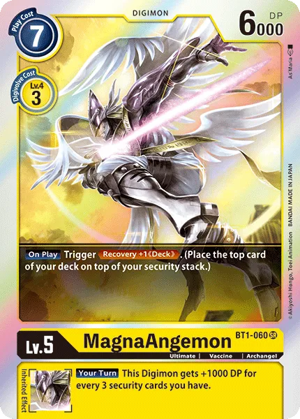 MagnaAngemon &mdash; Digimon Card Game card