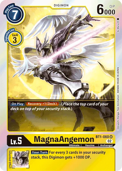 MagnaAngemon &mdash; Digimon Card Game card