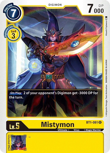Mistymon &mdash; Digimon Card Game card
