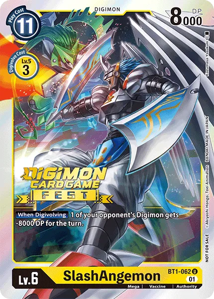 SlashAngemon &mdash; Digimon Card Game card