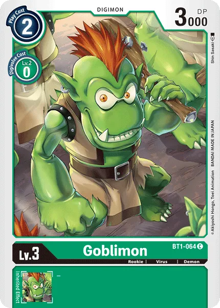 Goblimon &mdash; Digimon Card Game card