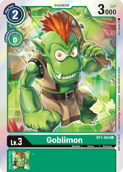 Goblimon &mdash; Digimon Card Game card