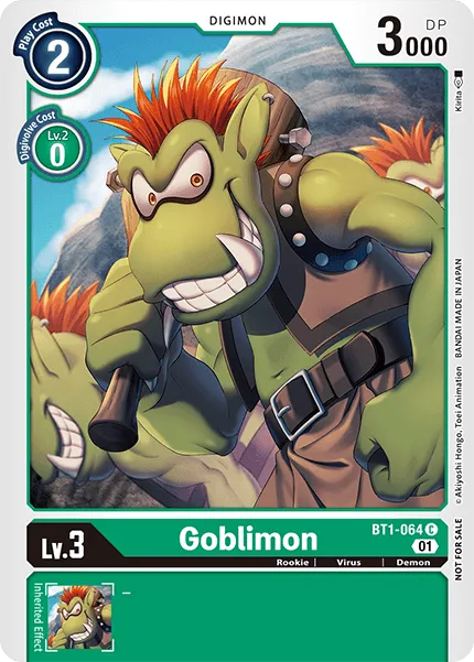 Goblimon &mdash; Digimon Card Game card