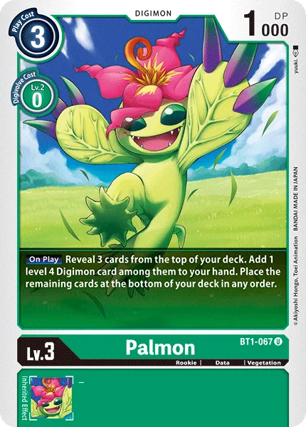 Palmon &mdash; Digimon Card Game card