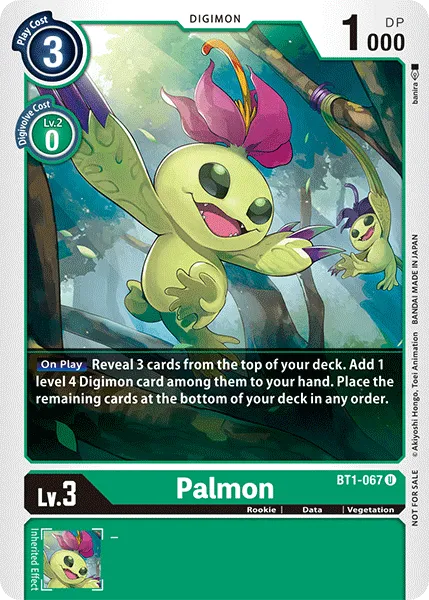 Palmon &mdash; Digimon Card Game card