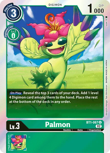 Palmon &mdash; Digimon Card Game card