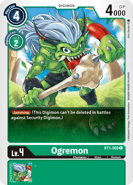 Ogremon &mdash; Digimon Card Game card