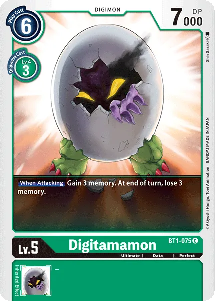 Digitamamon &mdash; Digimon Card Game card