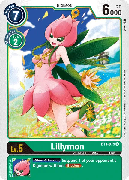 Lillymon &mdash; Digimon Card Game card