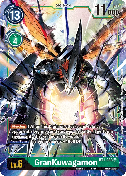 GranKuwagamon &mdash; Digimon Card Game card