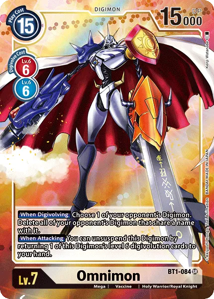 Omnimon &mdash; Digimon Card Game card