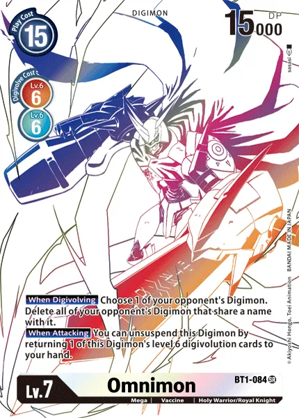 Omnimon &mdash; Digimon Card Game card