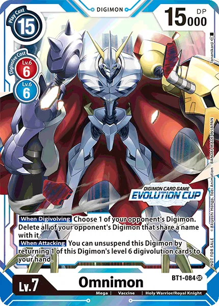 Omnimon &mdash; Digimon Card Game card