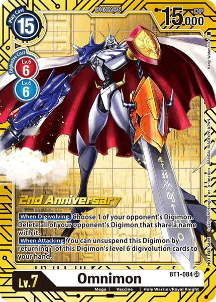 Omegamon &mdash; Digimon Card Game card