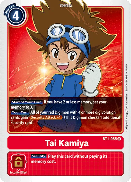 Tai Kamiya &mdash; Digimon Card Game card
