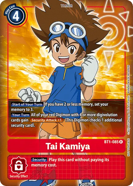 Tai Kamiya &mdash; Digimon Card Game card