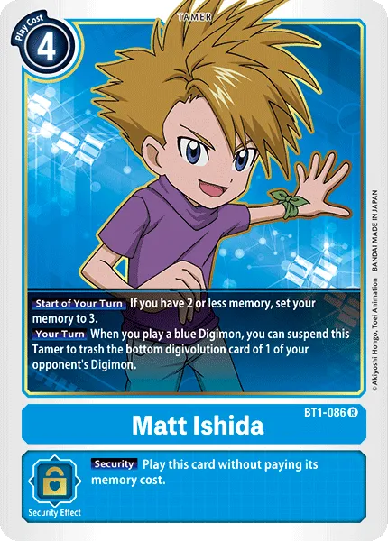 Matt Ishida &mdash; Digimon Card Game card