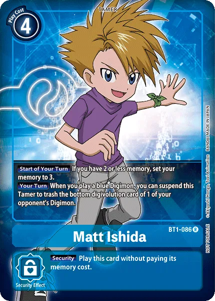 Matt Ishida &mdash; Digimon Card Game card