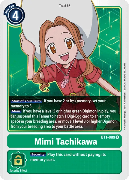 Mimi Tachikawa &mdash; Digimon Card Game card