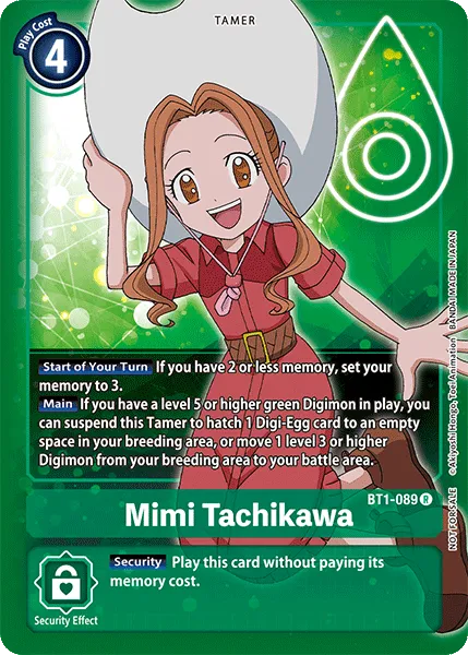 Mimi Tachikawa &mdash; Digimon Card Game card