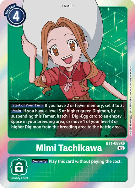 Mimi Tachikawa &mdash; Digimon Card Game card