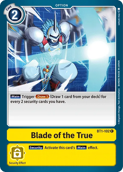 Blade of the True &mdash; Digimon Card Game card