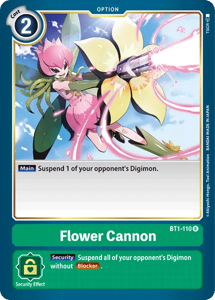Flower Cannon &mdash; Digimon Card Game card