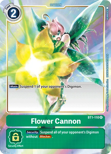 Flower Cannon &mdash; Digimon Card Game card