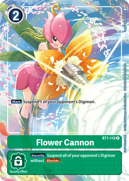Flower Cannon &mdash; Digimon Card Game card