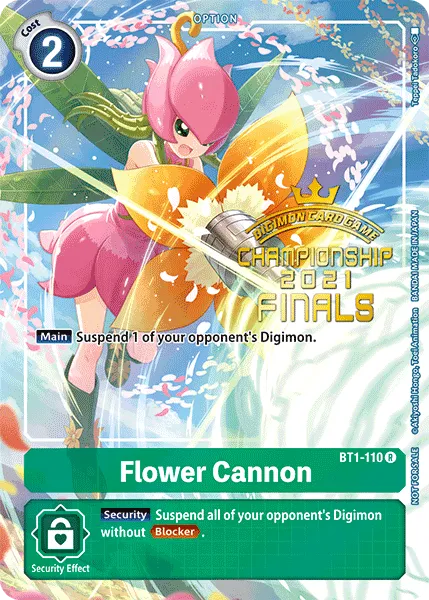Flower Cannon &mdash; Digimon Card Game card