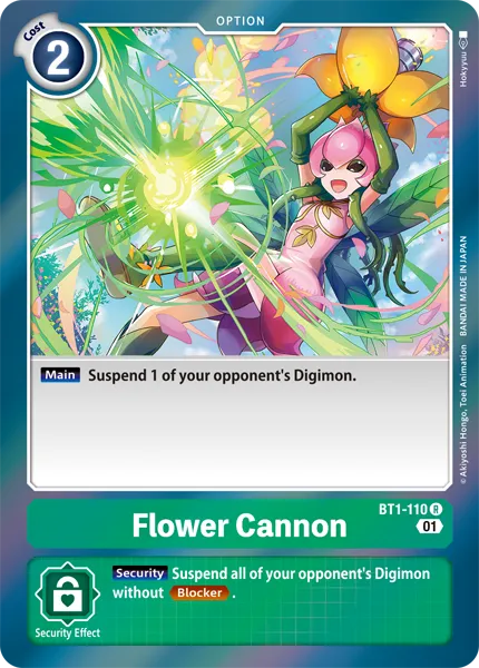 Flower Cannon &mdash; Digimon Card Game card