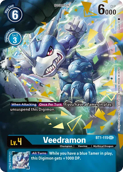 Veedramon &mdash; Digimon Card Game card