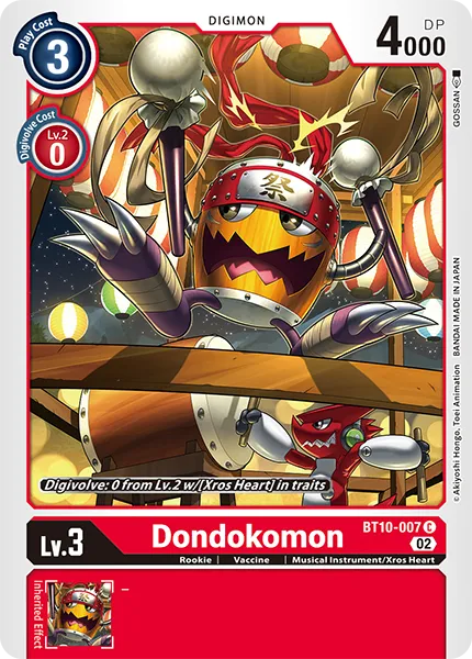 Dondokomon &mdash; Digimon Card Game card