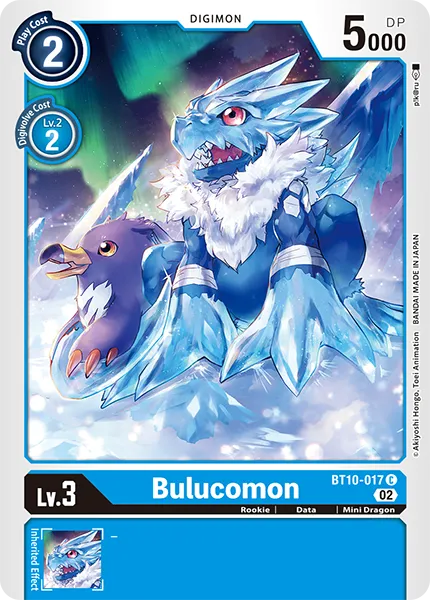 Bulucomon &mdash; Digimon Card Game card