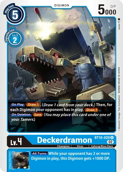 Deckerdramon &mdash; Digimon Card Game card