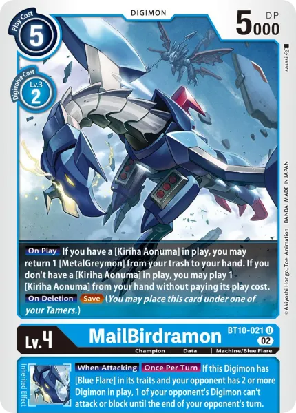 MailBirdramon &mdash; Digimon Card Game card