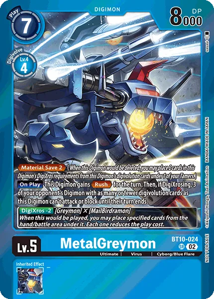 MetalGreymon &mdash; Digimon Card Game card