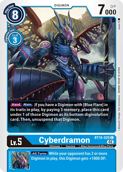 Cyberdramon &mdash; Digimon Card Game card