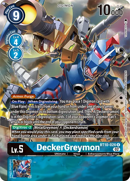 DeckerGreymon &mdash; Digimon Card Game card