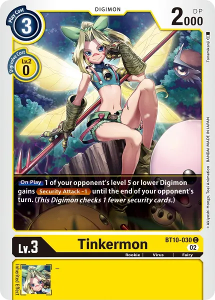 Tinkermon &mdash; Digimon Card Game card