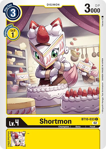 Shortmon &mdash; Digimon Card Game card