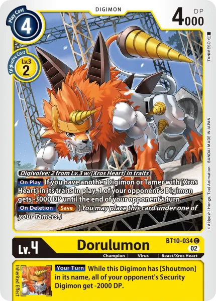 Dorulumon &mdash; Digimon Card Game card