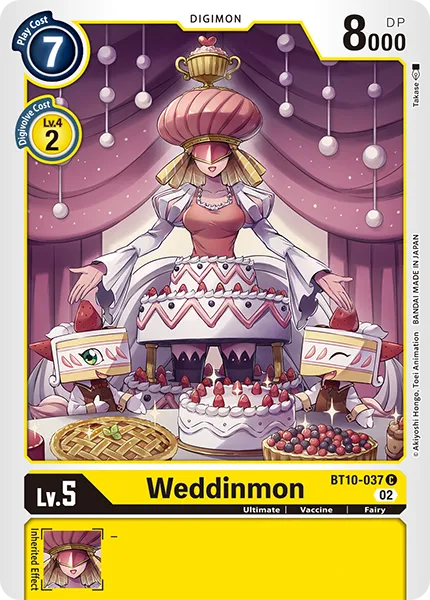 Weddinmon &mdash; Digimon Card Game card